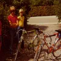 Lars og Jan p deres nye racercykler