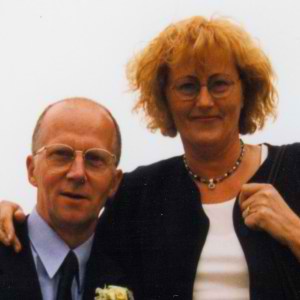 Kai og Esther ved Jesper og Rikkes bryllup 1999