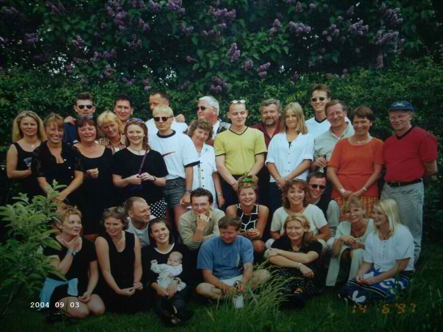 Sommer fest hos Erling og Britta 1997.